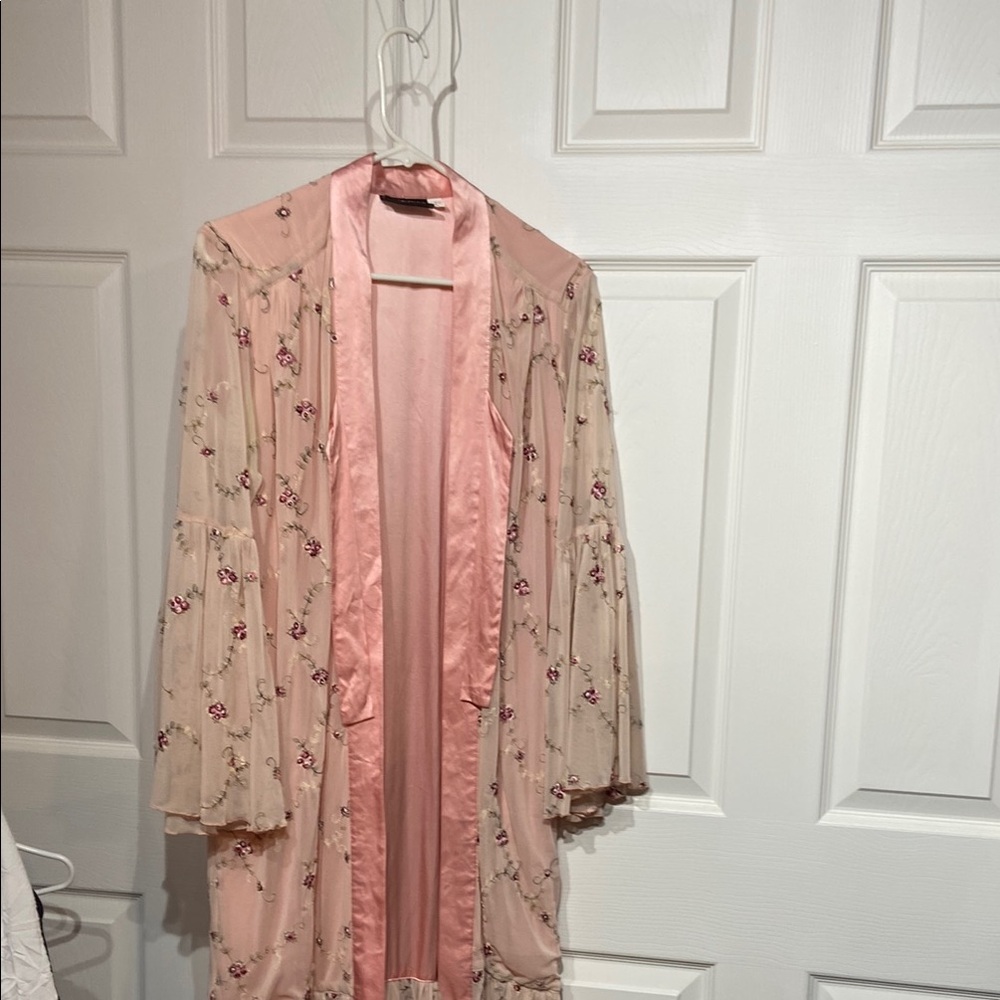 Floral Pink Women's Robe